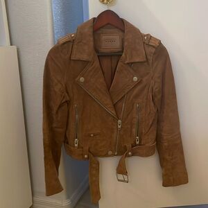 BLANKNYC Suede Moto Jacket